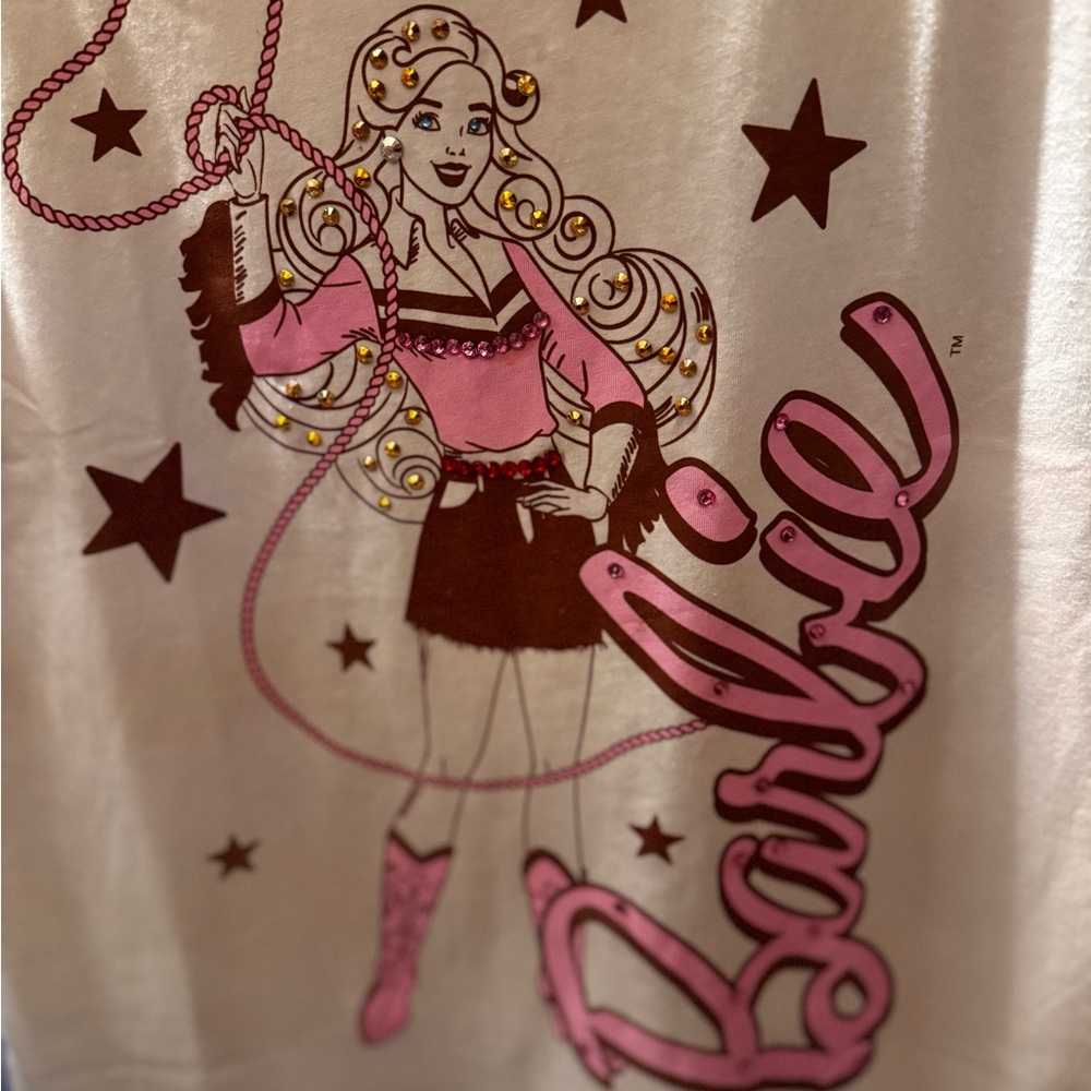 Barbie Pink and Brown Short Sleeve Tees
